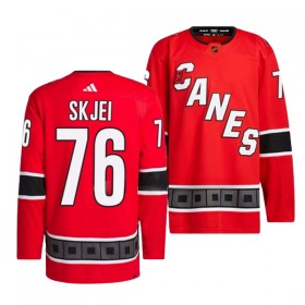 Carolina Hurricanes Hockeydrakt Brady Skjei 76 2022-23 Rød Reverse Retro 2.0 Adidas Authentic - Herre